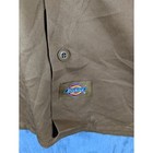 Dickies Icons Mens Medium Work Shirt Brown Long Sleeve Button Pocket Twill 1574