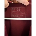 Figs Scrub Set Burgundy Sz Large Catarina Top Yola Pants