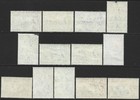 Sierra Leone 1956-61 Qeii Set Of 13 Sg 210 222 Mint  hinged  Cat   75
