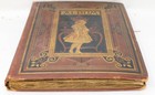 Antique 1881 Victorian Scrapbook 81 Pages Full Of Spectacular Vibrant Lithos