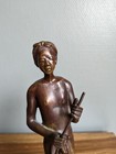 Asian Character Bronze Statue Eastern Asia