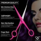 Professional Hairdresser Scissors 6 5  Inch Pink Hair Cutting Shears Japanese   