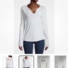 Zadig   Voltaire White Long-sleeve Tee With Multicolor  ch  ri  Print