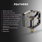 Mtb Flat Bike Pedals 9 16  Aluminum Alloy Sealed Bearing Platform Bicycle Pedals