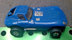 Vintage Aurora T-jet Slot Car Blue Cheetah