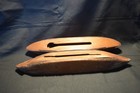 Vintage Slim Boat Shuttles  All Wood  Used For Weaving On Looms