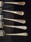  Lot Of 5 Antique Vintage Collectible Fork 6  Wm  Rogers   Son Aa Silver Plate