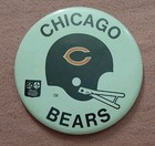 Vintage Chicago Bears Nfl Team Football Helmet Button Pin Pinback Button House