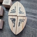Rubber Stamp Wood Block Lot Of 18 Birds Flowers Owl Twig Log Plants Crafts Cards