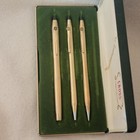 1980 s Cross 10kt Gf 3 Piece Ballpoint Pen Soft Tip Pen Pencil Set Gen Electric