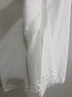 White 100  Cotton Bohemian Crochet Twin Bed Skirt