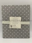 Pottery Barn Kids Pin Dot Organic Toddler Duvet Cover Gray One Size  a1329