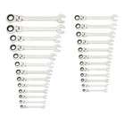 Gearwrench 25-pc  Flex Combination Ratcheting Wrench Set  Sae mm - 86730