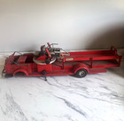 Vintage Doepke Model Toys Rossmoyne Fire Truck Lot 1950s Pressed Steel Parts