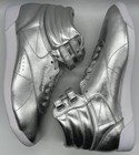 Reebok Classic Womens Freestyle Hi Metallic Silver Steel Bs9944 Size 11 Nib Rare