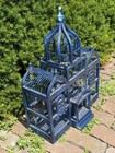 Vintage Large Bird Cage Victorian Style  Folk Art