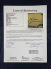 Jack Nicklaus Signed Undated Masters Golf Pin Flag Jsa Loa Inscribed Years Won