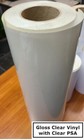 3 0mil Gloss Clear Transparent Cut Sign Vinyl Pvc Self-adhesive 5-year Film