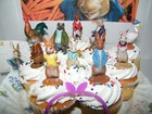 Peter Rabbit Deluxe Cake Toppers Cupcake Decorations Set With 10 Figures