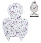 Baby Infant Car Seat Swing Insert Head Support Rainbows Unicorns