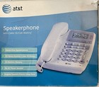 At t Corded Phone With Speakerphone And Caller Id call Waiting  White Model 950