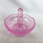 Mosser Glass Ring Holder Purple Ringholder Trinket Jewelry Jade Pink