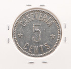 Territory Of Hawaii Honolulu Cafeteria G f 5   Token Medcalf 2tl-9 24mm Sp3889