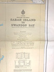 Swanson Bay British Columbia Nautical Chart Map Canadian Wilderness Canada