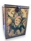 Jester Jack In The Box By Faith Wick Doll Artist Swiss Musical Hand Painted Box
