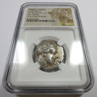 440-404 Bc Ngc Ancients Ch Vf - Ar Tetradrachm Athena Owl Silver Coin  55279a