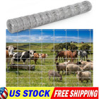 Farm Fence 4ft X 164 328ft Heavy Duty Galvanized Cattle Fence Animals Protection
