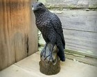 Raven Statue  Gothic Decor  Crow Statue  Bird Decoration 