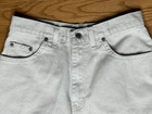 Vintage Faded Glory Beige Cotton Denim Mom High Waist Shorts Size 8 28 x8  Usa