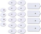 40pcs Snap On Replacement Pads For Pulse Massager   Electrode Tens Unit Us