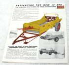 Vintage 1954 Minneapolis Moline Tractor Ls 300 Spreader Brochure