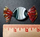 Glass Wrapped Hard Candy Lot Of 21 Art Glass Multicolor Hand Blown Murano-styled