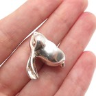 Hagit Gorali 925 Sterling Silver Vintage Israel Oxidized Rabbit Miniature