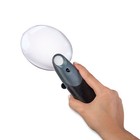 Carson Led Lighted Handheld Hands-free 3 5  Magnifier 2 5x W 5 5x Spot Lens