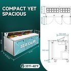 72   Commercial Refrigerator Salad Sandwich Prep Table Restaurant Bars W 18 Pans