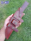 Custom Handmade Fixed Blade Knife Leather Sheath Scout Holster Edc Knife Case