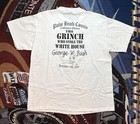 Vintage George Bush Shirt Grinch Parody Politics Mens Large Fotl Whoville 2000