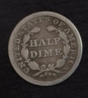 1853 Arrows Half Dime Obverse Mark        lot 6363