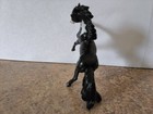 Breyer Stablemates Rearing Andalusian  5883  g3  Black Tobiano- Excellent Cond
