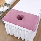 Massage Table Sheet With Face Hole Large Spa Bed Cover Towel For Beauty Bed
