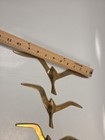 Vintage Mid Century Mcm Brass Seagulls Flying Birds Wall Decor Set Of 3