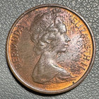 1977 Bermuda 1 Cent Coin - Great Condition