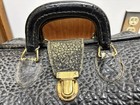 Vintage Distressed Authentic Lilly Pebbled Leather Medical Bag Md Doctor Bag
