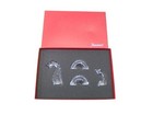Baccarat Crystal 4 Piece Complete Nessy Loch Ness Monster W  Original Box
