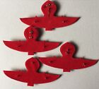 4 Class Of Royal Thai Army Parachute Metal Wings Badges  4 Inches Wide
