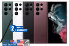 New Sealed Samsung Galaxy S22 Ultra 5g  Factory Unlocked 128-512gb All Gsm Cdma